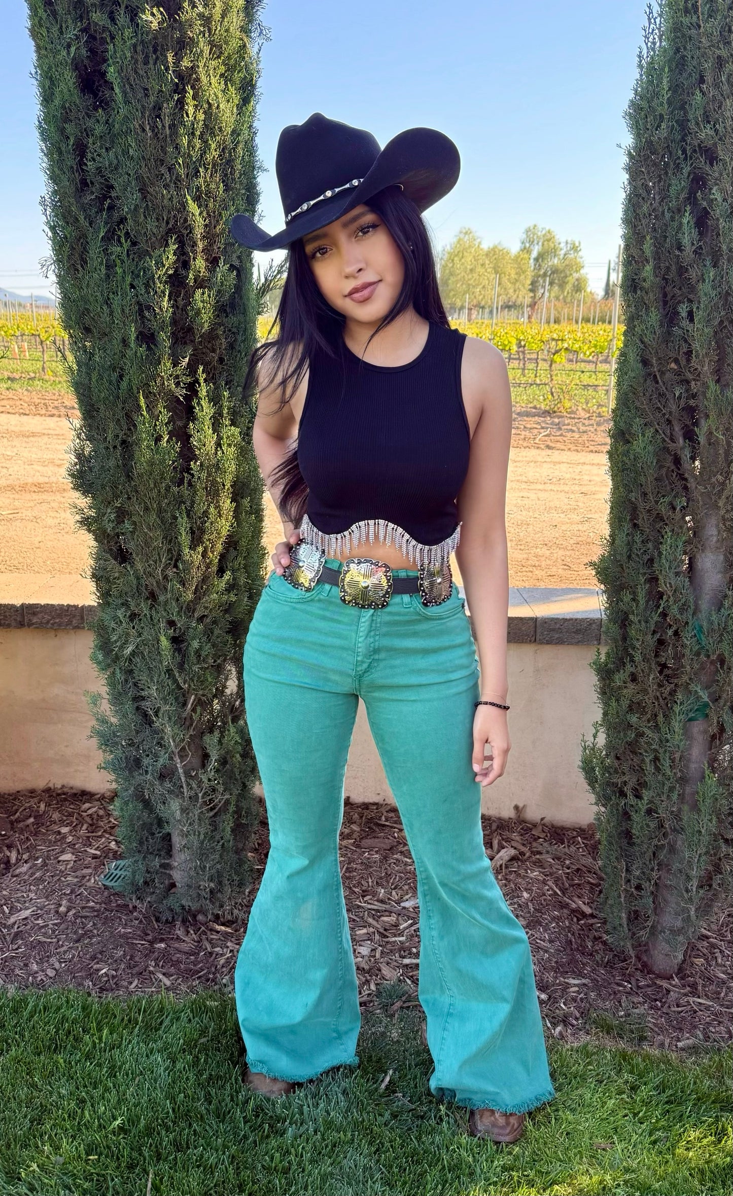 Turquoise Bellbottom