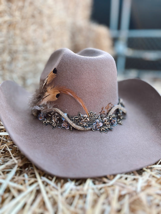 Texana Wool Felt Hat Light Brown