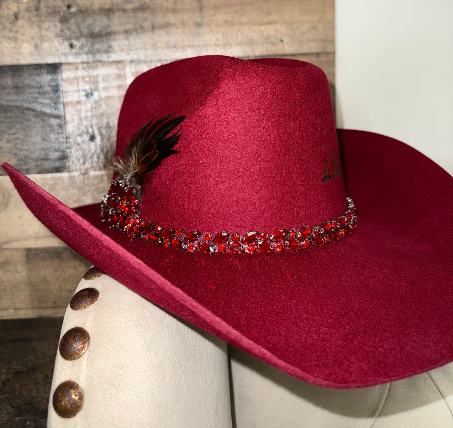 Texana Wool Felt Hat Wine